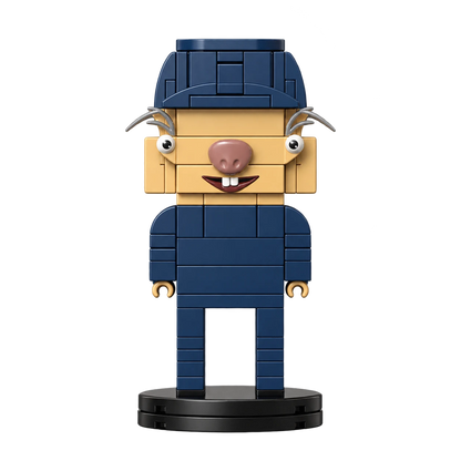 Max Sid brick-built minifigure